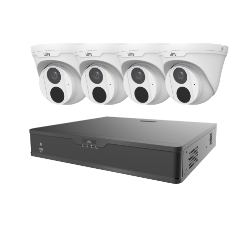 UNV 4K IP Camera – 4 Channel Kit